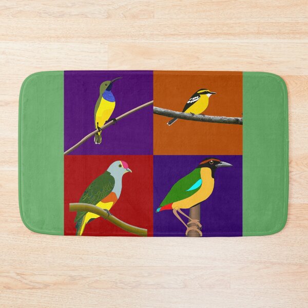 Item preview, Four yellow birds designed and sold by CairnsBirders.