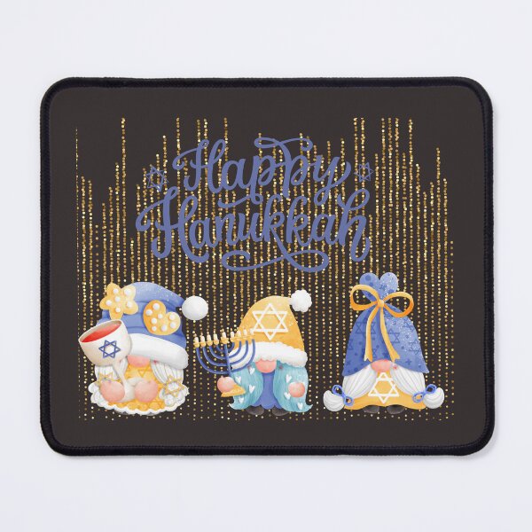 Item preview, Happy Hanukkah Gnomes designed and sold by ValsCrazyCats.