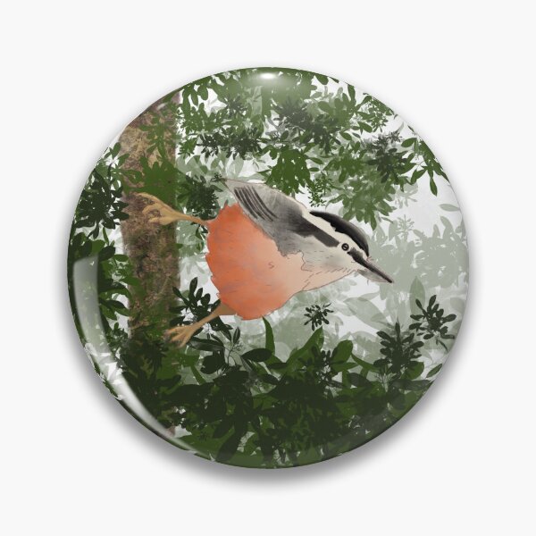 Item preview, Red-breasted Nuthatch designed and sold by Kim Rausch.