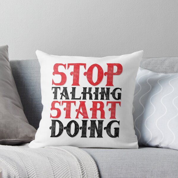 Item preview, Trendy Stop Talking Start Doing!! Graphic Costume Women Men T-Shirt Unisex Softstyle / Gift for her / Gift for him / Gift for mom / Gift for dad designed and sold by Couple style pattern.