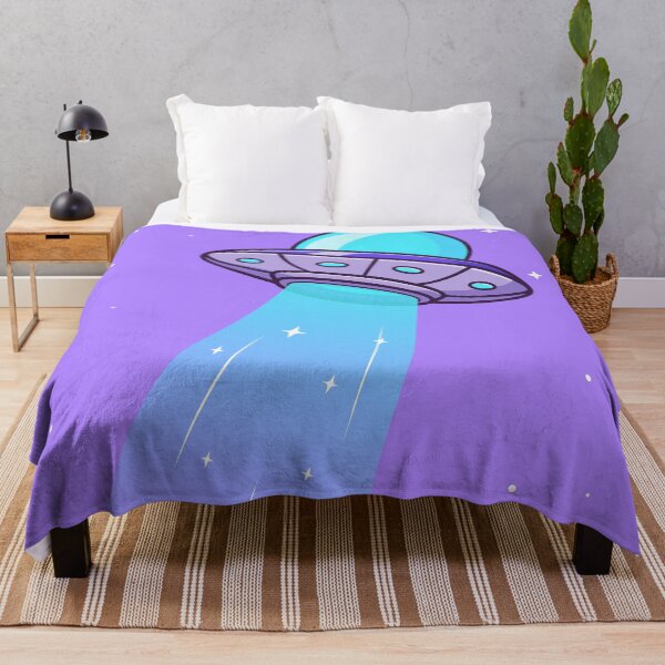 Item preview, UFO Spaceship Flying in Space Cartoon Vector Icon Illustration designed and sold by hjian8219.