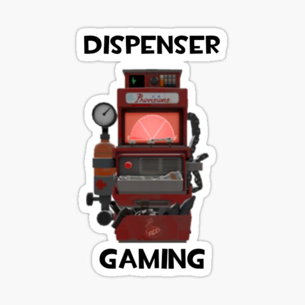 Vista previa del artículo con la obra «Válvula Dispensadora Team Fortress 2 "Dispenser Gaming"», diseñado y vendido por fortresss.