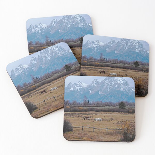 Item preview, Tetons Fields and Horses designed and sold by Tdcc2000.