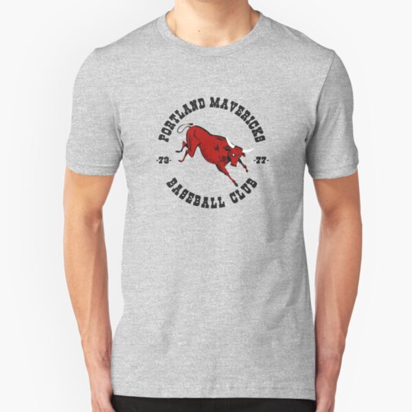Portland Mavericks Baseball Club Shirt Retro Vintage 70s TBT Slim Fit T-Shirt