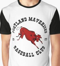 Portland Mavericks Baseball Club Shirt Retro Vintage 70s TBT Graphic T-Shirt