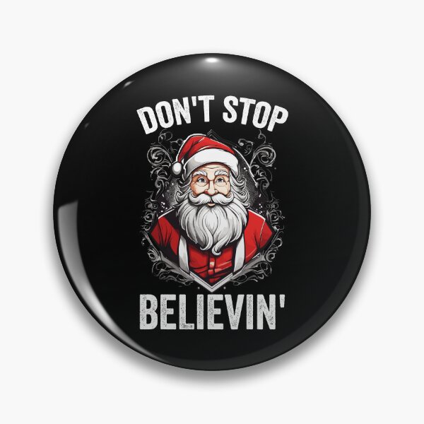 Item preview, Don't Stop Believin' Santa Claus Christmas designed and sold by Peculiarts.