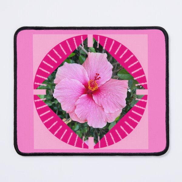 Item preview, Pink-Hibiscus flower comtemporary style by Iritof designed and sold by iritof.