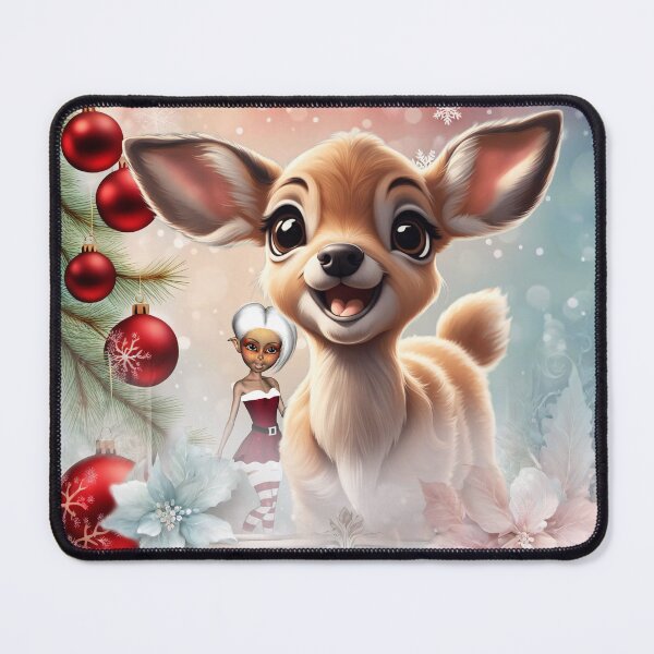 Item preview, Sweet reindeer and cute elves designed and sold by nicky2342.