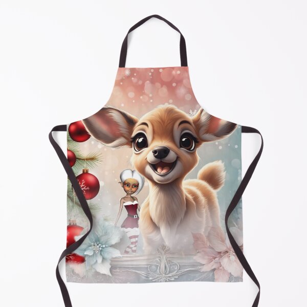 Item preview, Sweet reindeer and cute elves designed and sold by nicky2342.