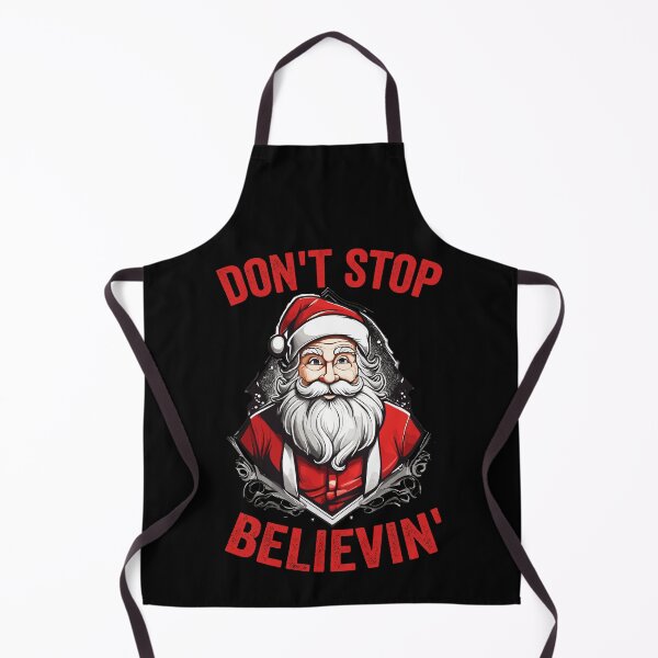 Item preview, Don't Stop Believin' Santa Claus Christmas designed and sold by Peculiarts.