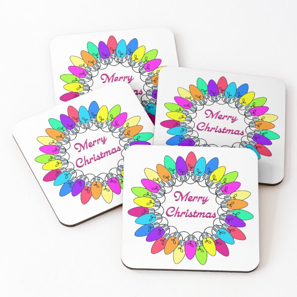 Item preview, Merry Christmas lights Colourful lights designed and sold by Marilyn Franklin.