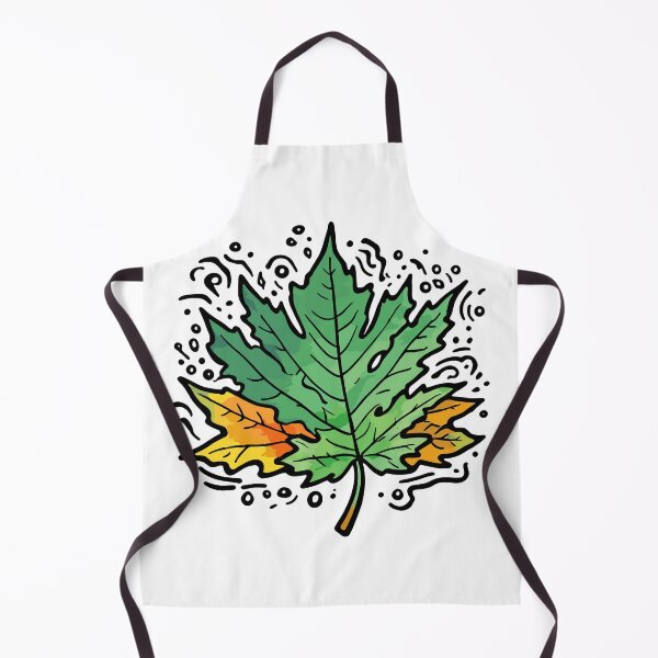 Item preview, Green maple leaves designed and sold by MindFrank.