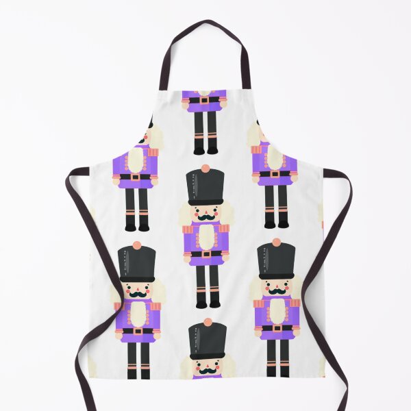 Item preview, Purple and Black Christmas Nutcracker Toy Soldier Graphic Art - White Background designed and sold by Star-Fragment.