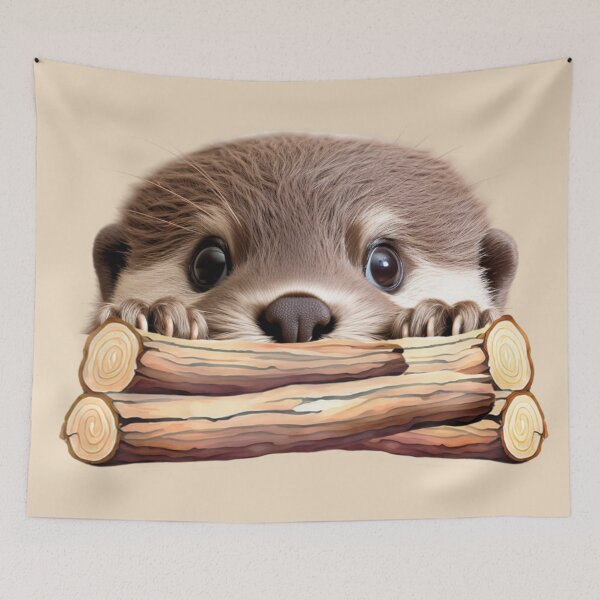 Item preview, Curious Otter Playful Look designed and sold by Astralia.