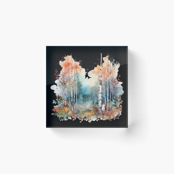 Item preview, The Birches. Funny Gifts For Forest Lovers  designed and sold by MatSatArt.