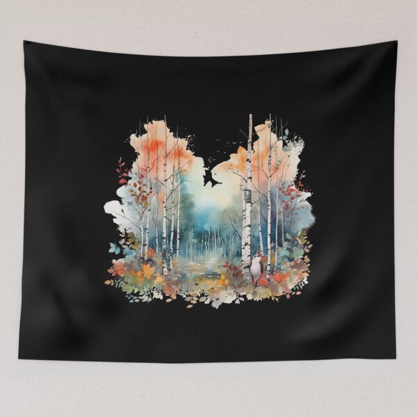 Item preview, The Birches. Funny Gifts For Forest Lovers  designed and sold by MatSatArt.