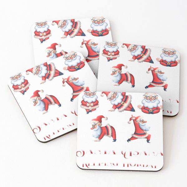 Item preview, Yoga Santa Asana Keeping the Holiday Stress at Bay designed and sold by TheTSpot.