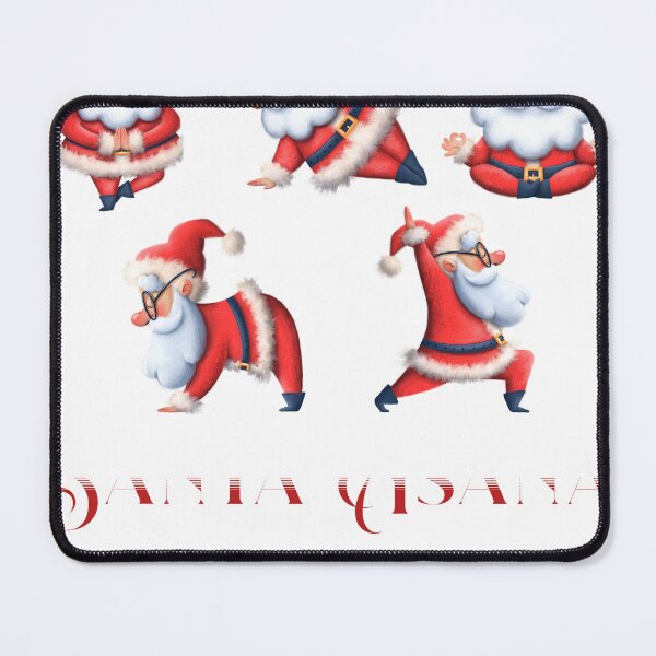 Item preview, Yoga Santa Asana Keeping the Holiday Stress at Bay designed and sold by TheTSpot.