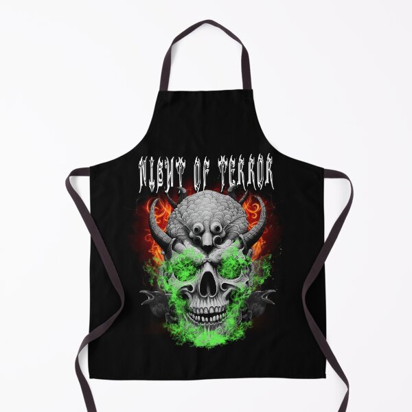 Item preview, Heavy Metal Emperor Skull On Fire | designed and sold by AncientHeroes.