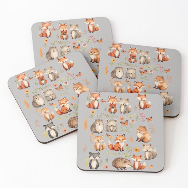 Item preview, Woodland Love, Cute Woodland Animals designed and sold by GirlGlowGraphic.
