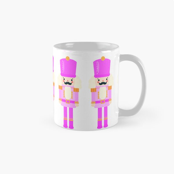 Item preview, Pink On Pink Christmas Nutcracker Toy Soldier Graphic Art - White Background designed and sold by Star-Fragment.