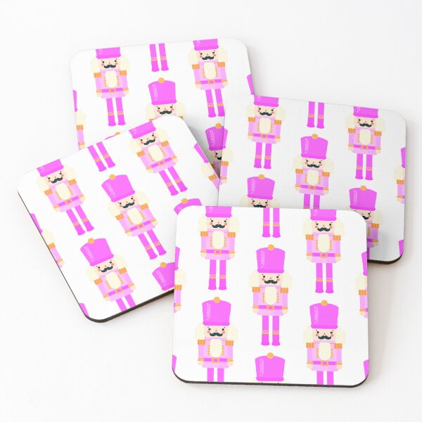 Item preview, Pink On Pink Christmas Nutcracker Toy Soldier Graphic Art - White Background designed and sold by Star-Fragment.