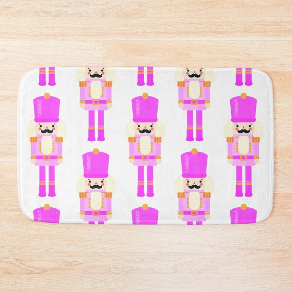 Item preview, Pink On Pink Christmas Nutcracker Toy Soldier Graphic Art - White Background designed and sold by Star-Fragment.
