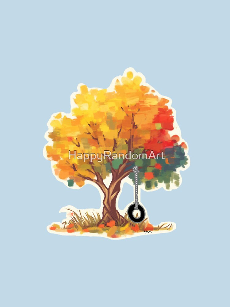 Thumbnail 4 of 4, iPhone Case, Fall Tree designed and sold by HappyRandomArt.