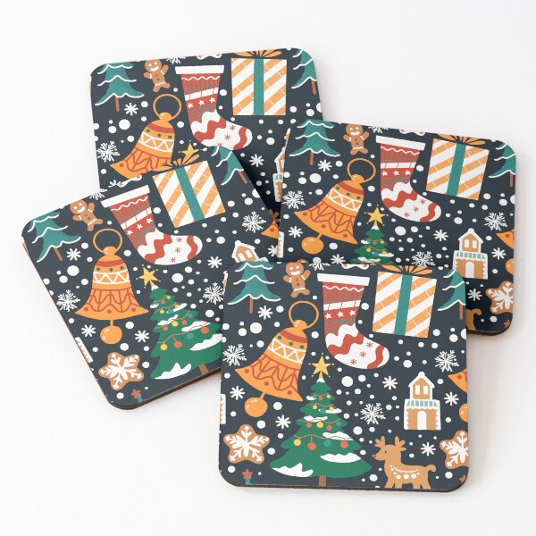 Item preview, Christmas elements pattern designed and sold by RodgeTang.