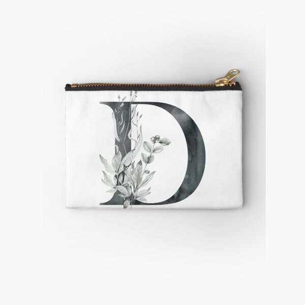 Item preview, Watercolor floral letter D designed and sold by tapilipa.