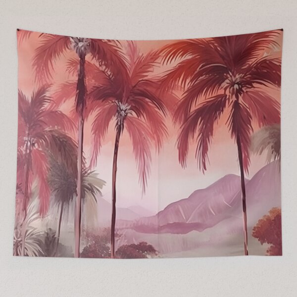 Item preview, Tropical Palm Trees Art designed and sold by Bomba Visual.