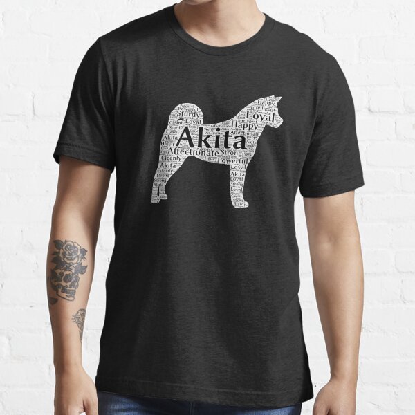 Akita Featuring Personality Traits Essential T-Shirt