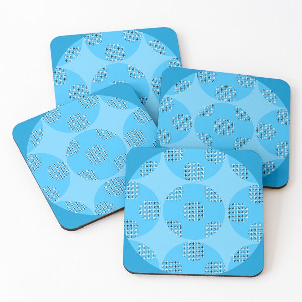 Item preview, BluePolkaDotsWithinPolkaDotsPattern designed and sold by YSNostalgiaShop.