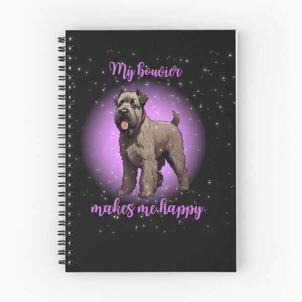 Item preview, Bouvierd des flandres dog makes me happy designed and sold by GoodyPaws.