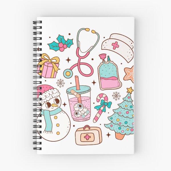 Item preview, Retro Nurse Christmas Collection - Holiday Healthcare Illustration designed and sold by DigitalByEb.