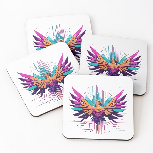 Item preview, Pixel Phoenix: Retro Glitch Revival designed and sold by LoveSecrets.