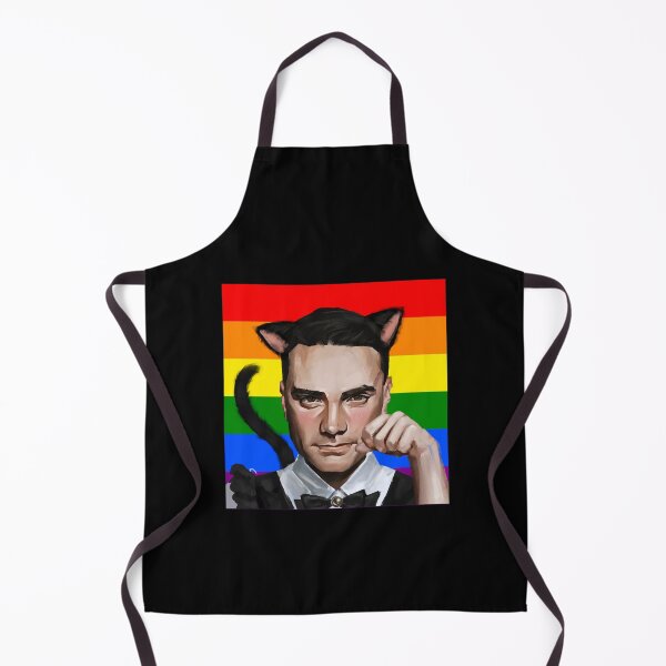 Item preview, Ben Shapiro catboy maid pride flag designed and sold by mackass.