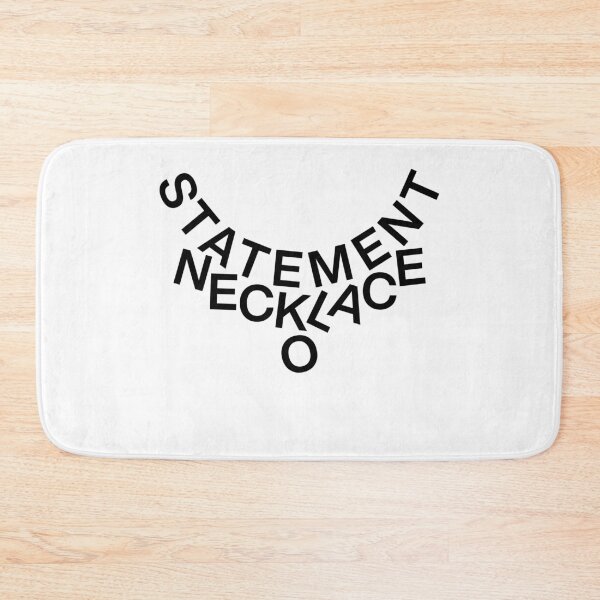 Item preview, Black And White Statement Necklace With A Diamond designed and sold by Funky Studio.