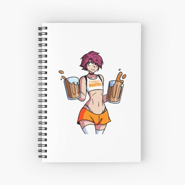 Femboy Décolletage Spiral Notebook for Sale by FemboyFanart