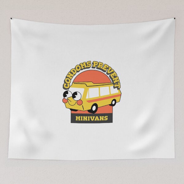 Item preview, Condoms Prevent Minivans Funny designed and sold by Harmonick-Tees.