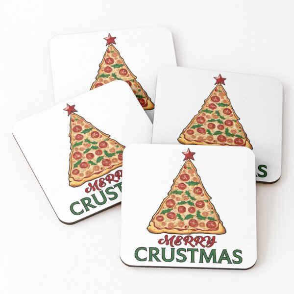 Item preview, Merry Crustmas Christmas Pizza Tree designed and sold by FigmentPigments.