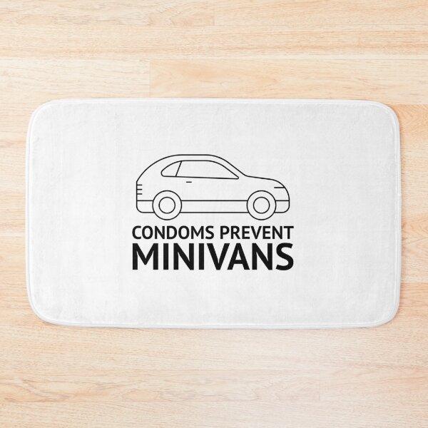 Item preview, Condoms Prevent Minivans Funny designed and sold by Harmonick-Tees.