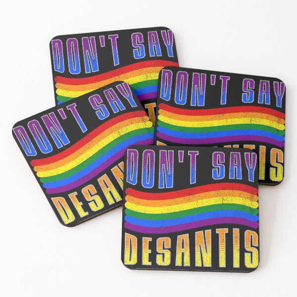 Item preview, Don't Say DeSantis Florida Say Gay LGBTQ Pride Anti DeSantis T-Shirt designed and sold by CHRIS-POD.