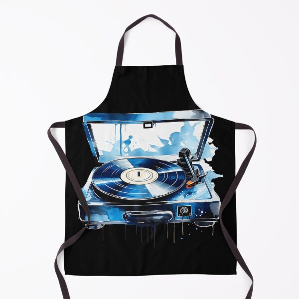 Item preview, Blue Vinyl Record Player. Funny Gifts For Music Lovers 1/2 designed and sold by MatSatArt.