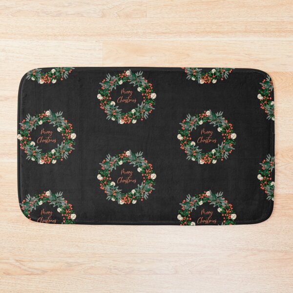Item preview, Christmas Winter wreath. Holiday a wreath of holly berries. Christmas decorations. Holly, red berries.  designed and sold by Anastasiia Yurevych.