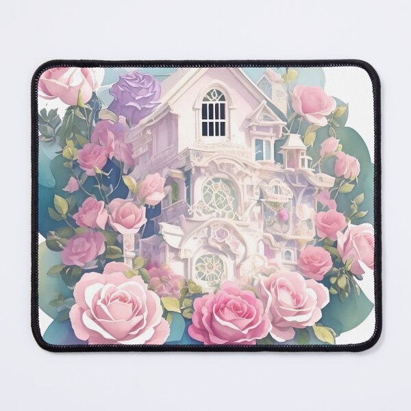 Item preview, Whimsical House Sticker: Pastel Fantasy in 3D Vector Art (122) designed and sold by WASjourney.