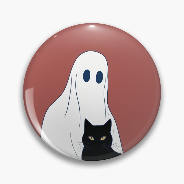 Item preview, Ghost With Black Cats, Halloween,Ghost Cats  designed and sold by YQvibe Studio.