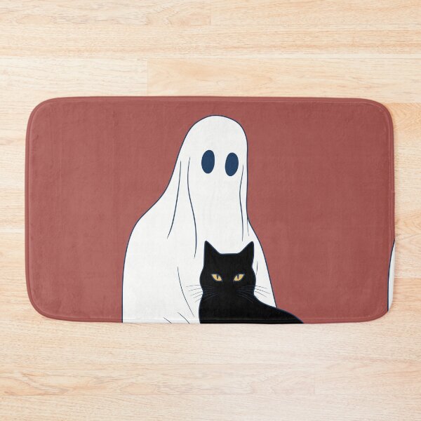 Item preview, Ghost With Black Cats, Halloween,Ghost Cats  designed and sold by YQvibe Studio.