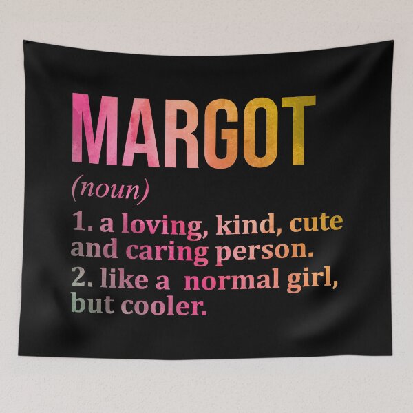 Item preview, Margot Name Definition in Watercolor designed and sold by XCIV.