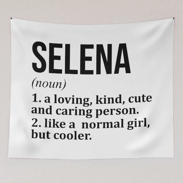 Item preview, Selena Name Definition designed and sold by XCIV.